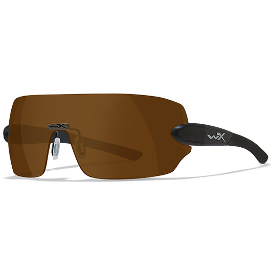 Wiley X Sonnenbrille Detection Set matt schwarz inkl. 4 Wechselglsern und Brillentui Bild 6