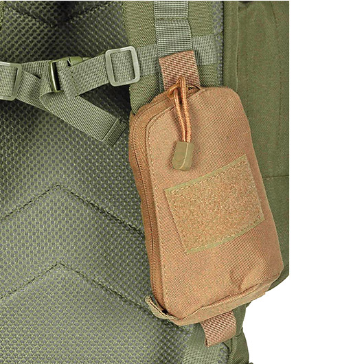 MFH Mulifunktionstasche mit Molle System coyote 18 x 10 x 4 cm ideal fr Schultergurte Bild 2