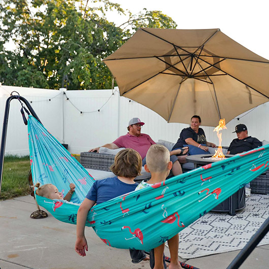 Grand Trunk Hngemattenstnder Hangout Hammock Stand aus Metall mit Befestigungsschlaufe Bild 7