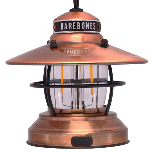 Barebones Mini Laterne Edison 100 Lumen kupfer inkl. USB-Kabel Bild 1