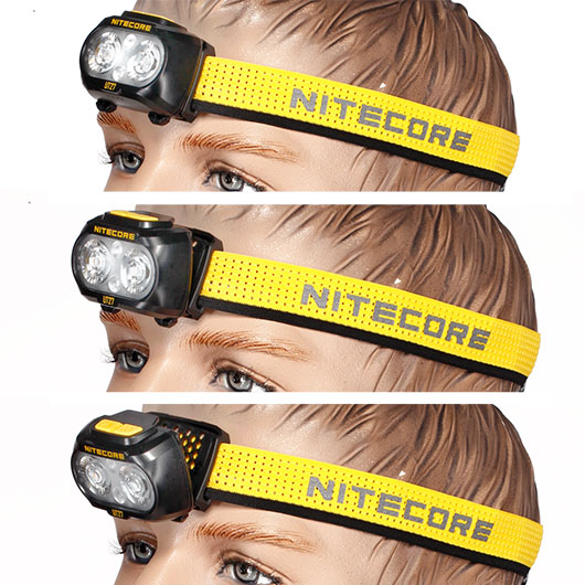 Nitecore LED-Stirnlampe UT27 V2 Dual Power 800 Lumen schwarz Bild 2