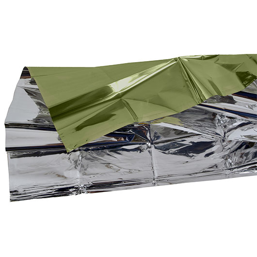 Origin Outdoors Rettungsdecke / Survivaldecke XL 240 x 160 cm wendbar Bild 2