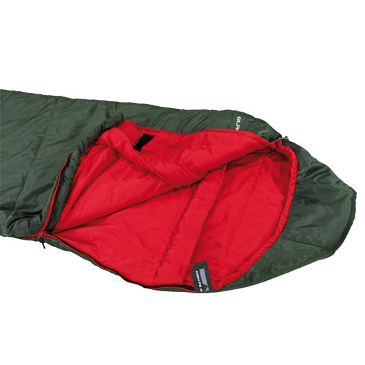 High Peak Mumienschlafsack Black Arrow Eco grn/rot bis zu 190 cm Krpergre Bild 1