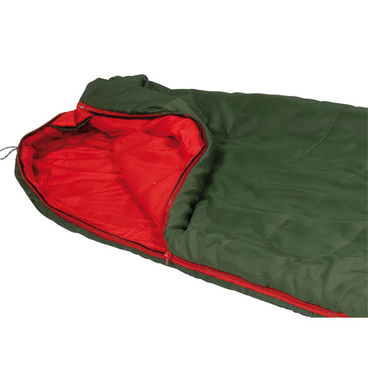 High Peak Mumienschlafsack PAK 600 ECO grn/rot bis zu 180 cm Krpergre Bild 2