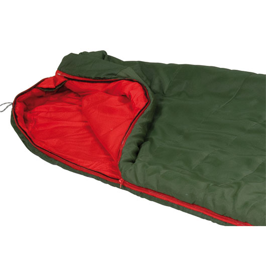 High Peak Mumienschlafsack PAK 1000 ECO grn/rot bis zu 190 cm Krpergre Bild 2