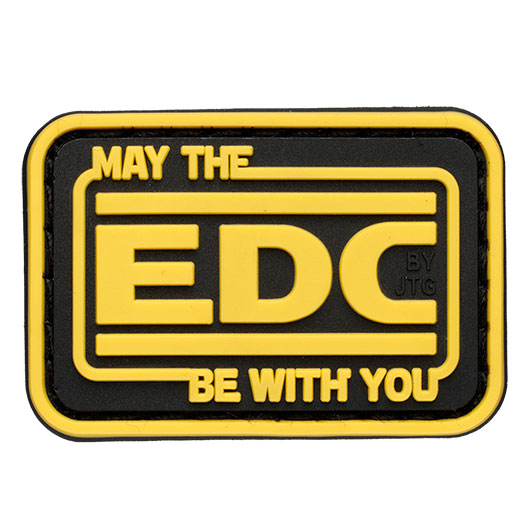 JTG 3D Rubber Patch micro May the EDC be with you fullcolor