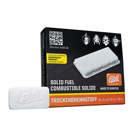 Esbit Trockenbrennstoff - 16 Stck Tabletten je 5 g