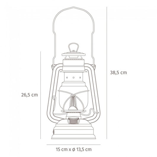 Feuerhand LED Laterne Baby Special 276 bronze mit Dimmfunktion Bild 1