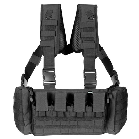 MFH Chest Rig Mission mit Modularsystem schwarz Bild 1