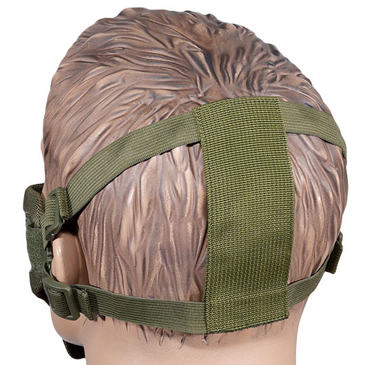 WoSport WST Scout V1 Airsoft Gittermaske Lower Face woodland Bild 3