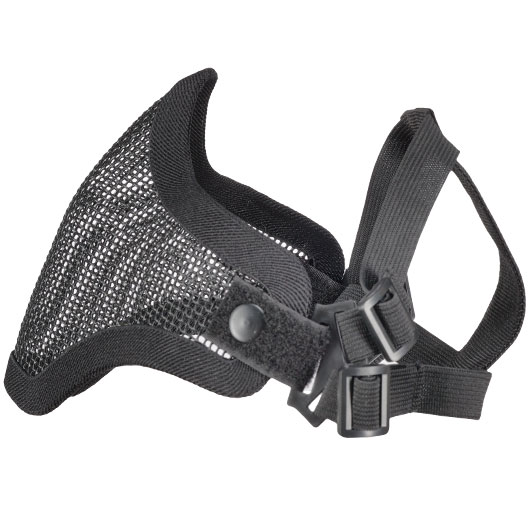 WoSport WST Scout V1 Airsoft Gittermaske Lower Face schwarz Bild 6