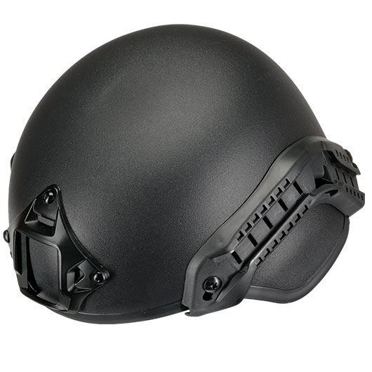 WoSport Airsoft Helm MICH 2000 Standard Style mit NVG Mount verstellbar schwarz Bild 6