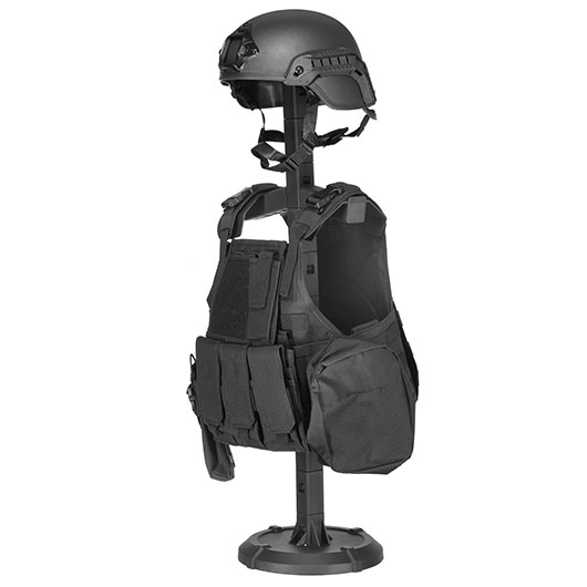 WoSport Tactical Equipment Stnder / Display f. Westen / Helme / Grtel schwarz Bild 6