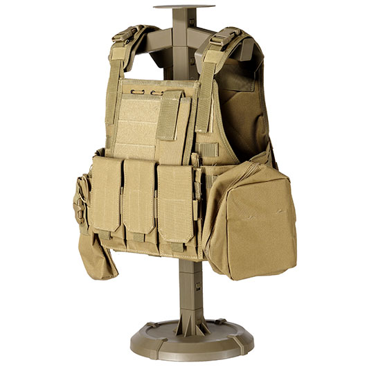 WoSport Tactical Equipment Stnder / Display f. Westen / Helme / Grtel tan Bild 8