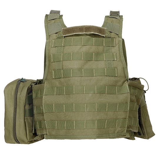 WoSport Kingrin M4 Tactical Molle Vest Einsatzweste oliv Bild 1