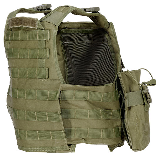 WoSport Kingrin M4 Tactical Molle Vest Einsatzweste oliv Bild 4