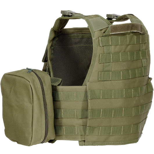 WoSport Kingrin M4 Tactical Molle Vest Einsatzweste oliv Bild 5