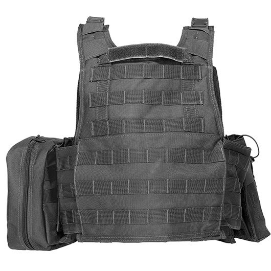 WoSport Kingrin M4 Tactical Molle Vest Einsatzweste schwarz Bild 1