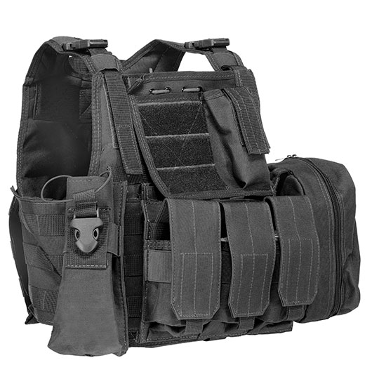 WoSport Kingrin M4 Tactical Molle Vest Einsatzweste schwarz Bild 3