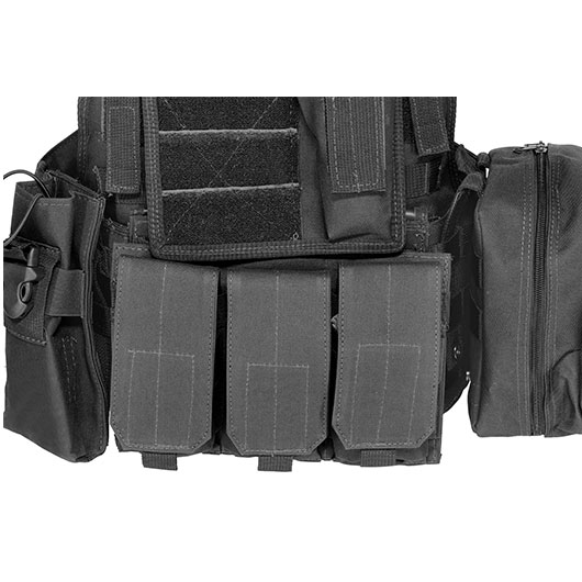 WoSport Kingrin M4 Tactical Molle Vest Einsatzweste schwarz Bild 8