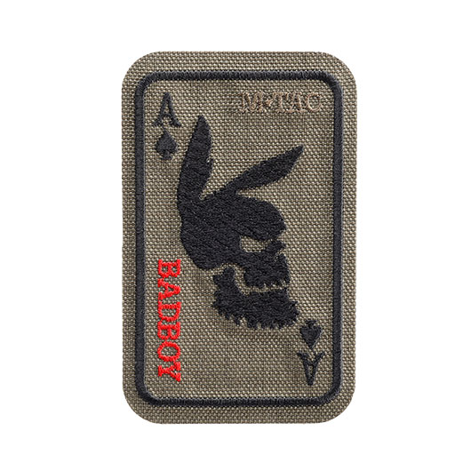 M-Tac Patch mit Klettflche Bad Boy ranger green