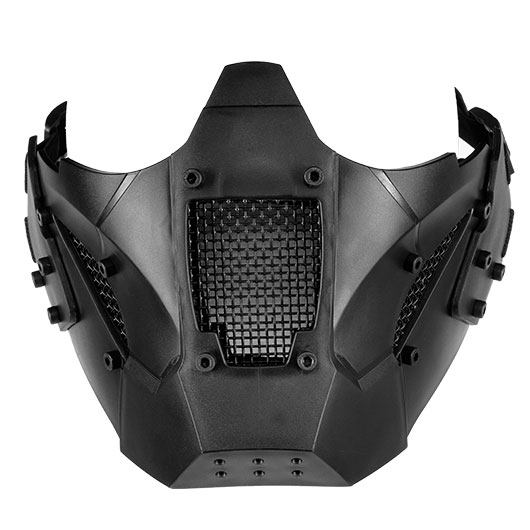 WoSport Iron Warrior Maske Lower Face mit Halterung fr / ohne FAST Helme schwarz Bild 5