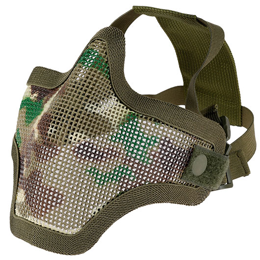 WoSport WST Scout V1 Airsoft Gittermaske Lower Face camo Bild 4