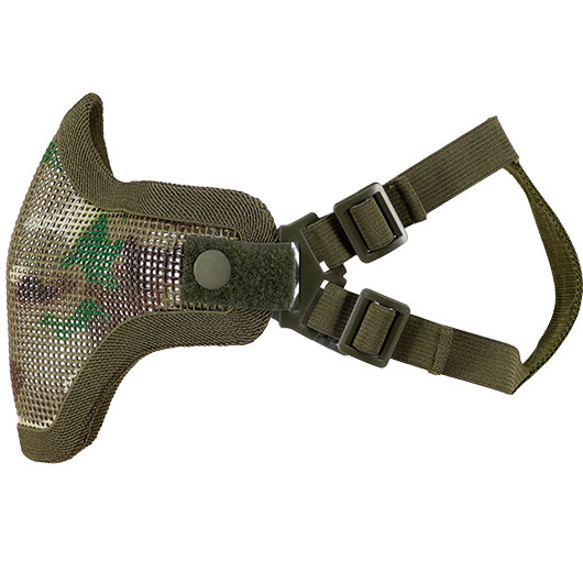 WoSport WST Scout V1 Airsoft Gittermaske Lower Face camo Bild 6