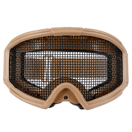 WoSport Transformer Foundation Steelmesh Eye Protection Airsoft Gitterbrille tan Bild 1