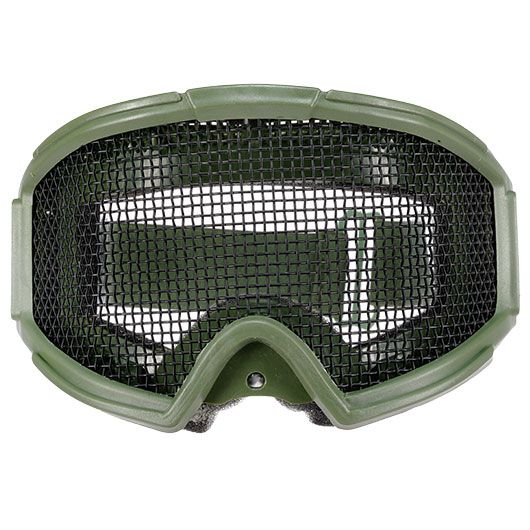 WoSport Transformer Foundation Steelmesh Eye Protection Airsoft Gitterbrille oliv Bild 1