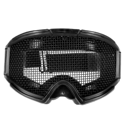 WoSport Transformer Foundation Steelmesh Eye Protection Airsoft Gitterbrille schwarz Bild 1