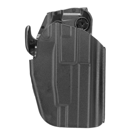 WoSport Universal Type-A Holster Kunststoff m. Grtelhalter fr Pistolen rechts schwarz