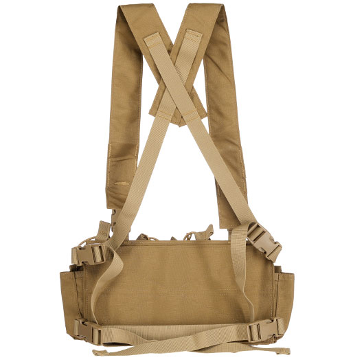 WoSport D3CRX-Style Tactical Chest Rig verstellbar tan Bild 1