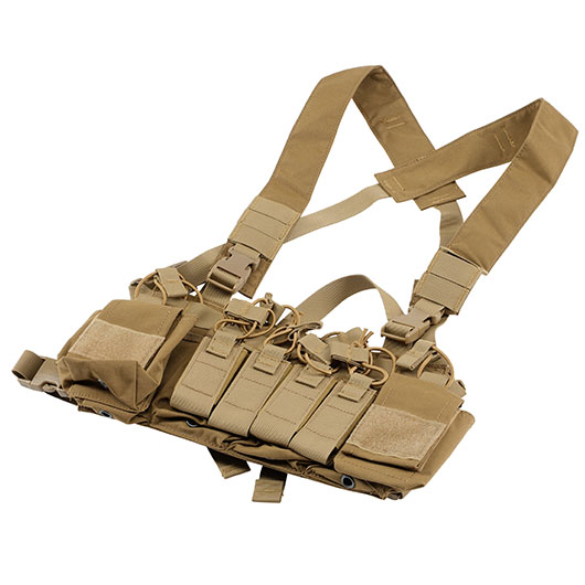 WoSport D3CRX-Style Tactical Chest Rig verstellbar tan Bild 2