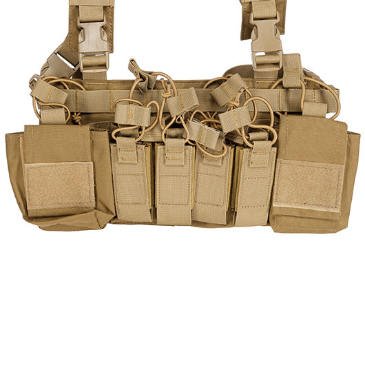 WoSport D3CRX-Style Tactical Chest Rig verstellbar tan Bild 4