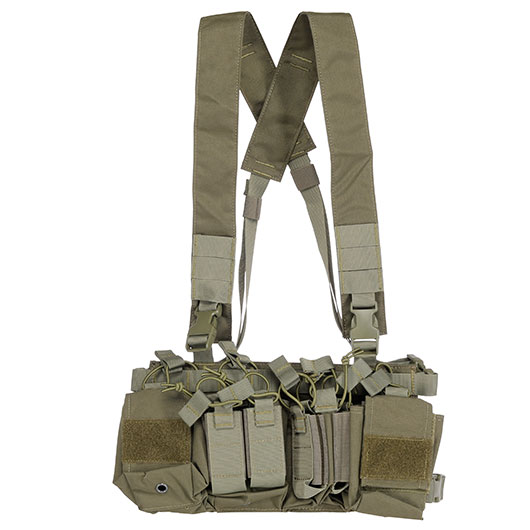 WoSport D3CRX-Style Tactical Chest Rig verstellbar oliv