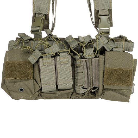 WoSport D3CRX-Style Tactical Chest Rig verstellbar oliv Bild 4