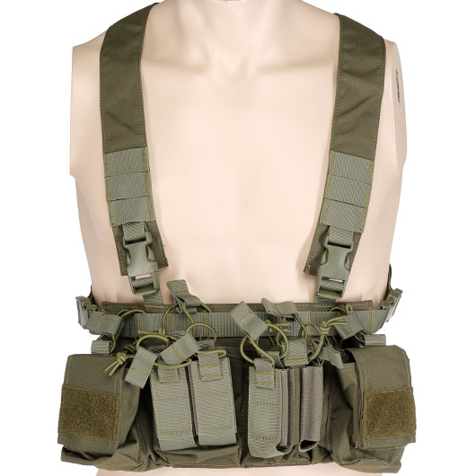 WoSport D3CRX-Style Tactical Chest Rig verstellbar oliv Bild 5