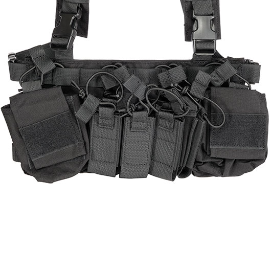 WoSport D3CRX-Style Tactical Chest Rig verstellbar schwarz Bild 4