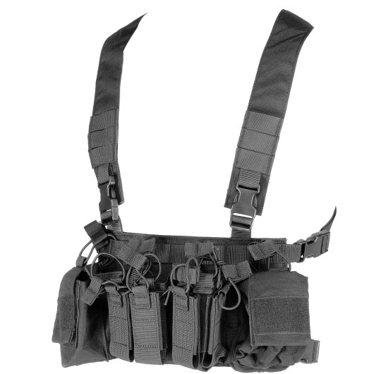 WoSport D3CRX-Style Tactical Chest Rig verstellbar schwarz Bild 5