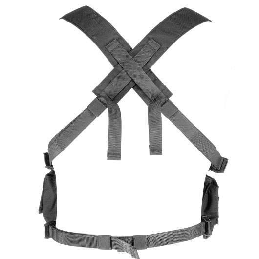 WoSport D3CRX-Style Tactical Chest Rig verstellbar schwarz Bild 7