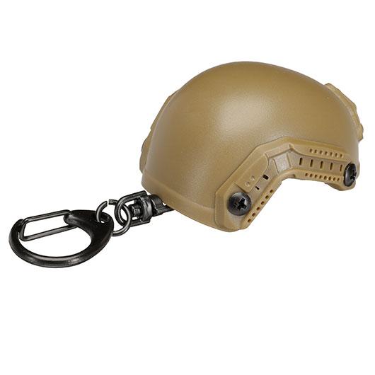 WoSport Schlsselanhnger FAST Helm Flaschenffner Miniaturmodell tan Bild 1