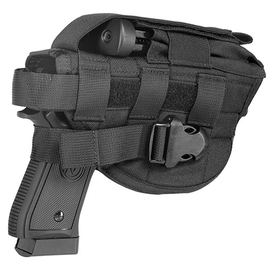 WoSport Universal Battlefield Elite Holster fr Pistolen Nylon-Fabric rechts schwarz Bild 6