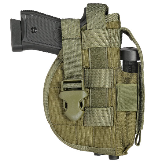 WoSport Universal Battlefield Elite Holster fr Pistolen Nylon-Fabric rechts oliv Bild 4