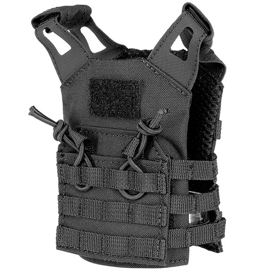 WoSport JPC-Style Mini Plate Carrier / Taktische Modulare Bierweste schwarz Bild 6