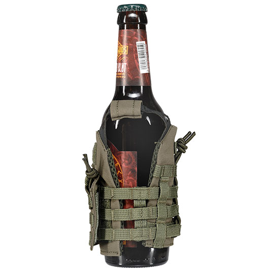 WoSport JPC-Style Mini Plate Carrier / Taktische Modulare Bierweste Ranger Green Bild 2