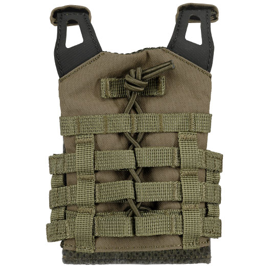 WoSport JPC-Style Mini Plate Carrier / Taktische Modulare Bierweste Ranger Green Bild 5