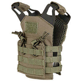 WoSport JPC-Style Mini Plate Carrier / Taktische Modulare Bierweste Ranger Green Bild 6