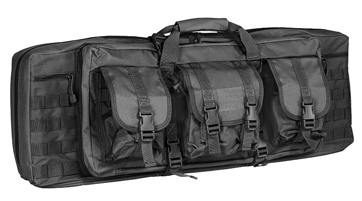 WoSport 36 Zoll / 92 cm Deluxe Double Soft Rifle Bag / Gewehr-Futteral f. 2 Gewehre schwarz