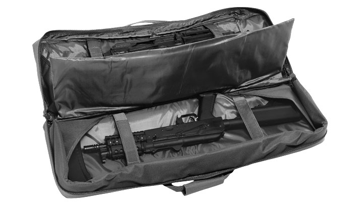 WoSport 36 Zoll / 92 cm Deluxe Double Soft Rifle Bag / Gewehr-Futteral f. 2 Gewehre schwarz Bild 4